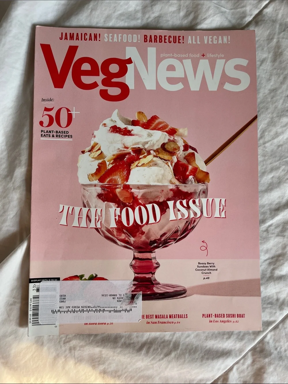 VegNews 2023 Vegan Magazine Set of 2
